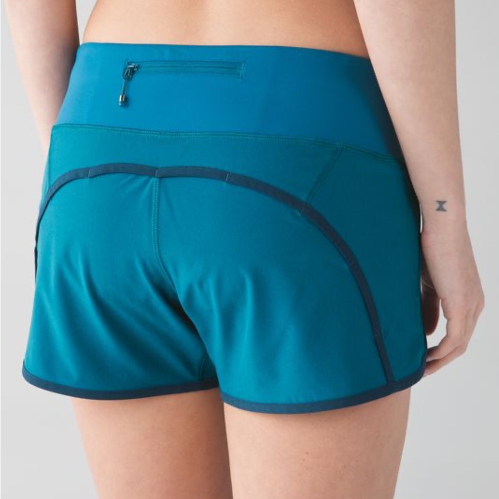 Lululemon Run Times Shorts Teal